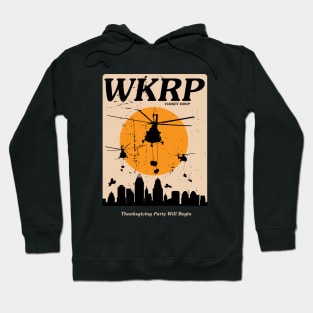 WKRP Turkey Drops Vintage Hoodie